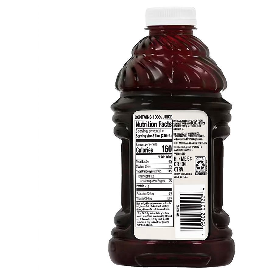 slide 5 of 5, Nice! 100% Juice, Grape - 48 fl oz, 48 fl oz
