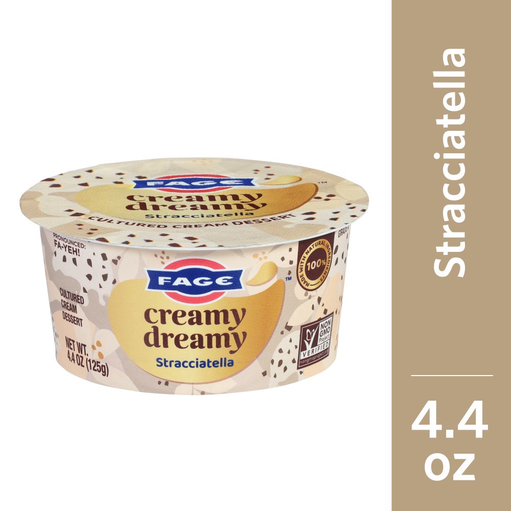 slide 1 of 1, Fage Crmydrmy Stracatla, 4.4 oz