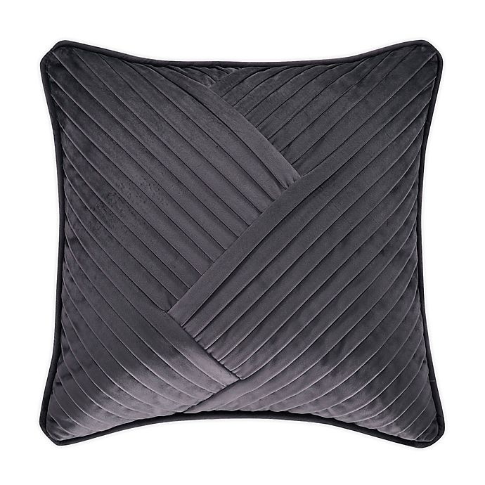 slide 1 of 2, J. Queen New York Tribeca Square Throw Pillow - Charcoal, 1 ct