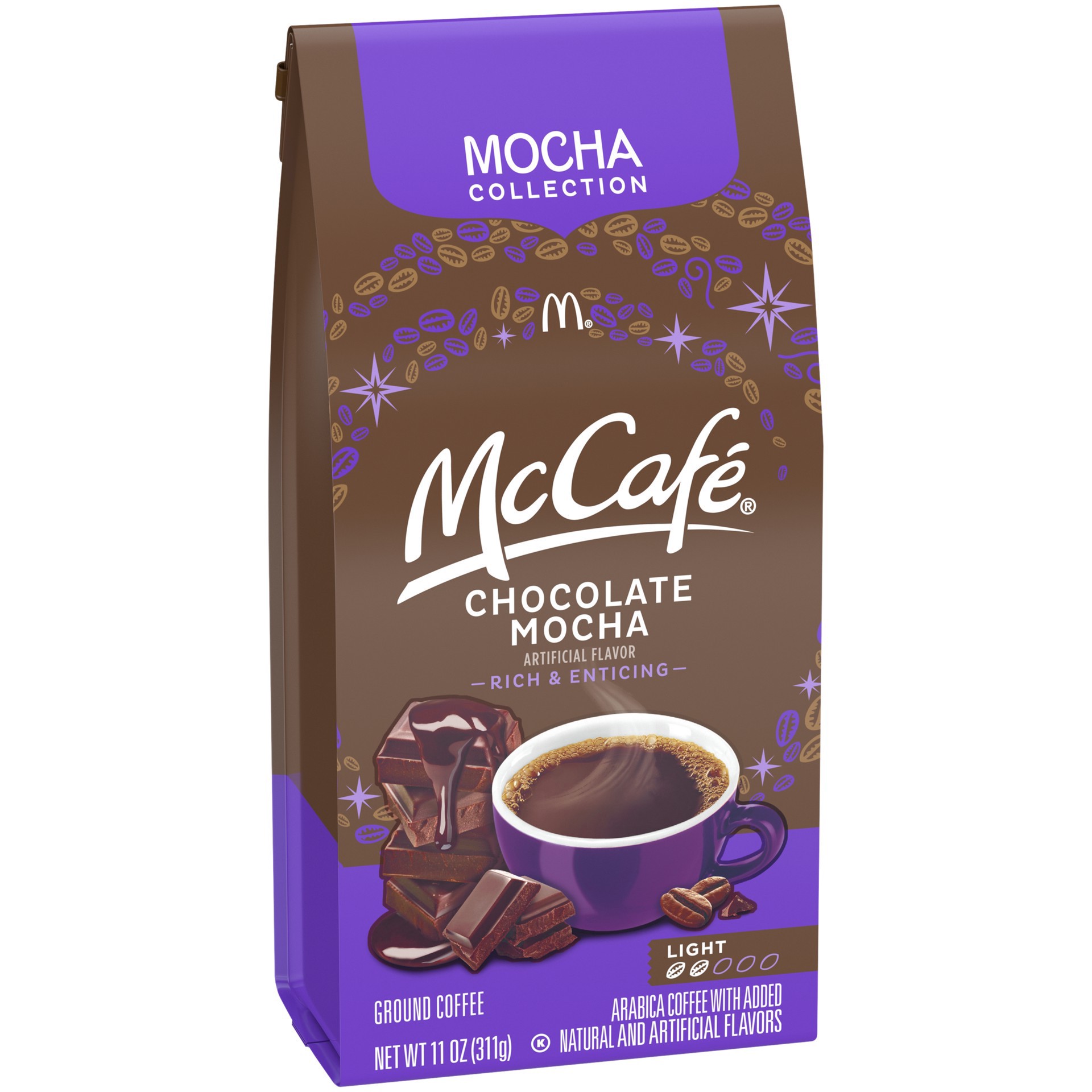 slide 2 of 5, McCafé Cinnamon Mocha Light Roast Ground Coffee, 11 oz