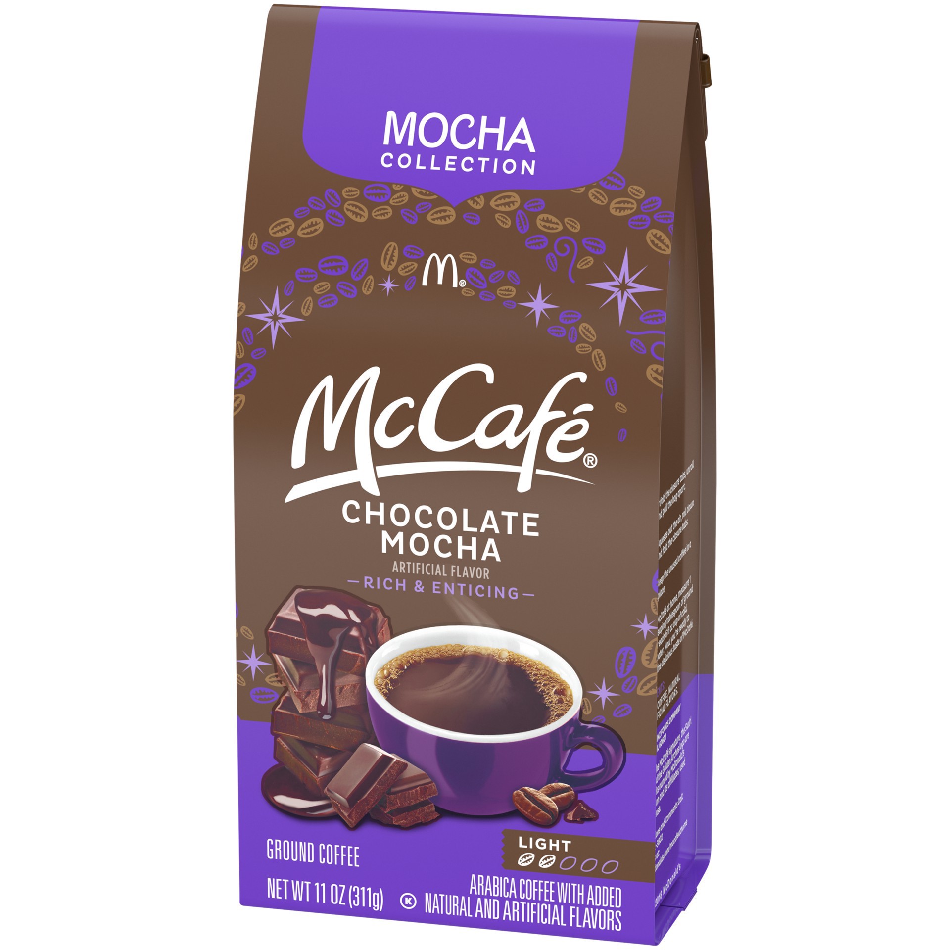 slide 3 of 5, McCafé Cinnamon Mocha Light Roast Ground Coffee, 11 oz