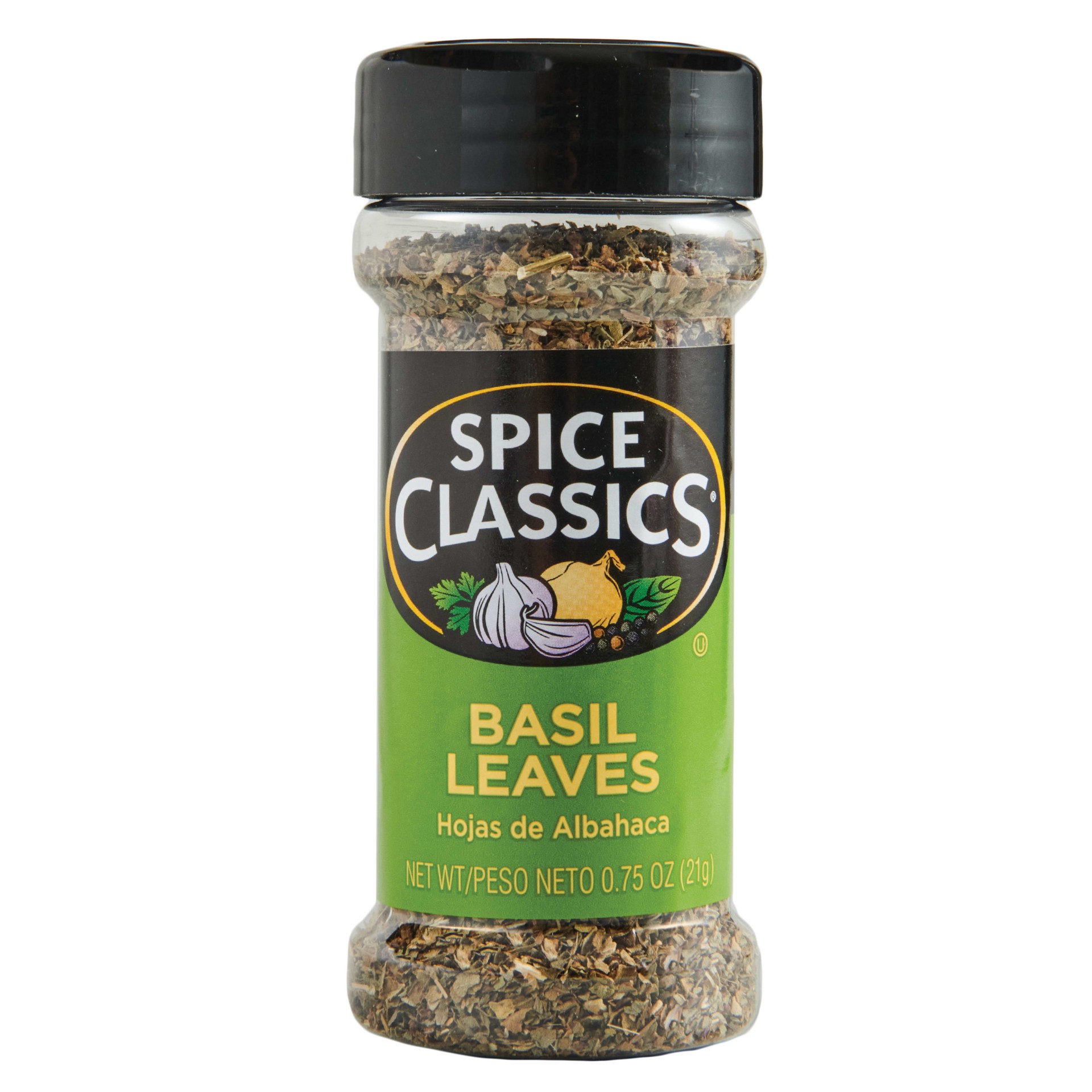 slide 1 of 9, Spice Classics Spice Classic Basil Leaves, 0.8 oz