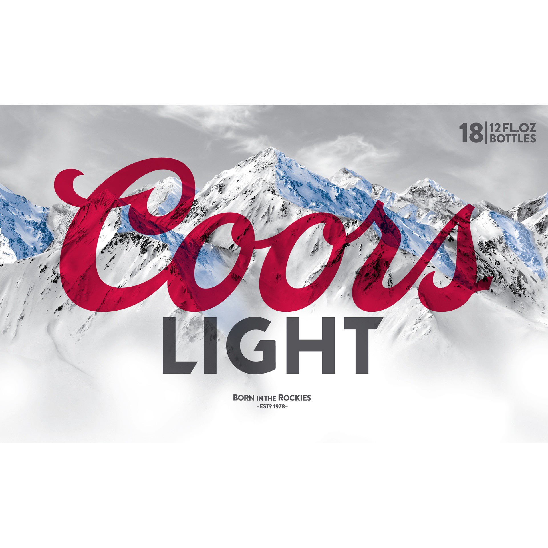 slide 3 of 7, Coors Light Beer Bottles, 18 ct; 12 oz