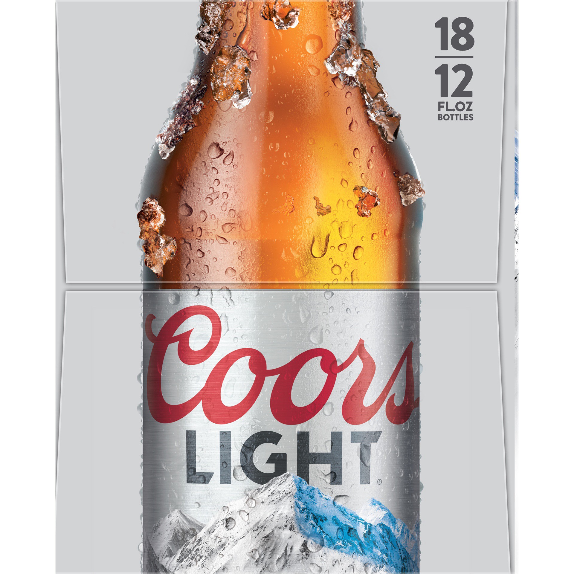 slide 4 of 7, Coors Light Beer Bottles, 18 ct; 12 oz
