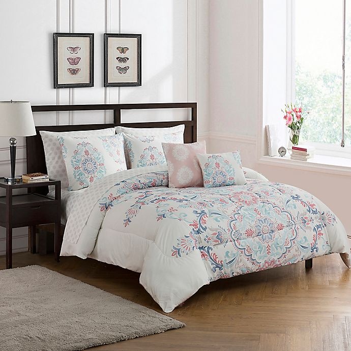 slide 1 of 7, Bari King Comforter Set, 9 ct