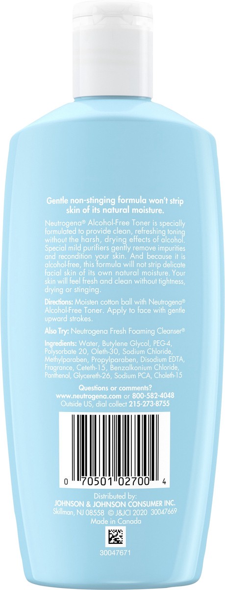 slide 4 of 7, Neutrogena Alcohol-Free Toner- 8.5 fl oz, 8.5 fl oz