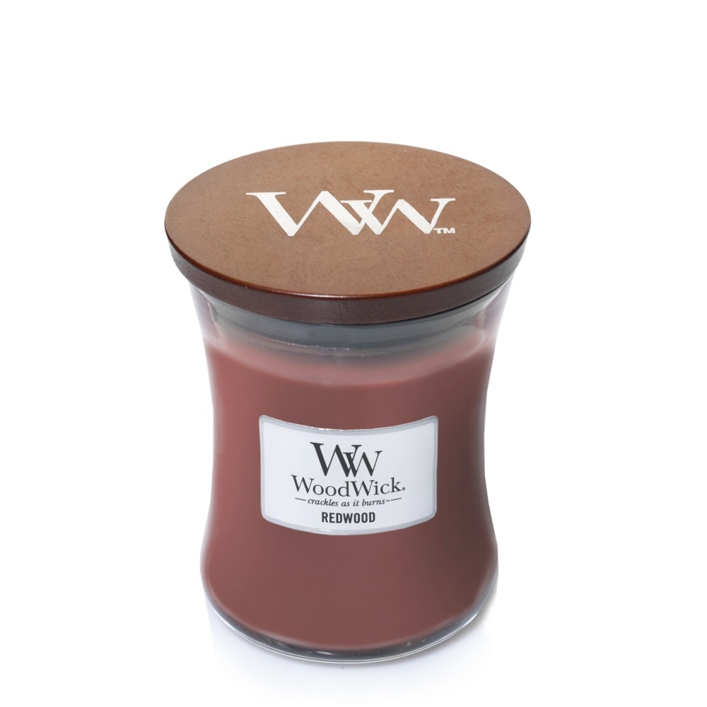 slide 1 of 1, Woodwick Candle Medium Jar Redwood, 10.5 oz