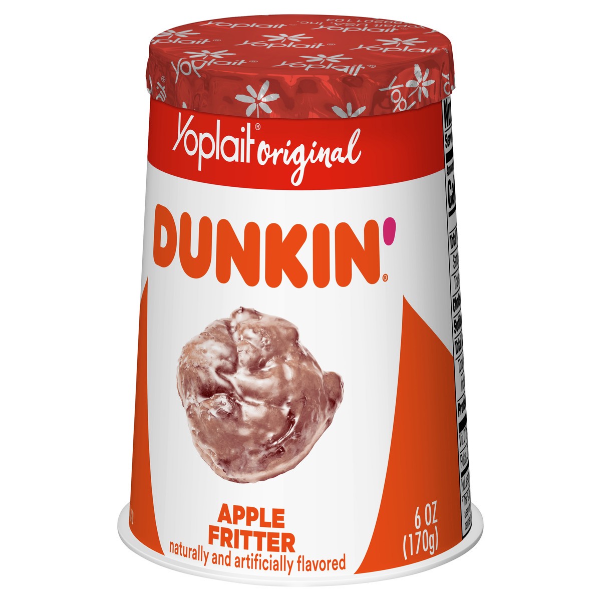 slide 3 of 9, Dunkin' Vitamins A & D Lowfat Apple fritter Yogurt 6.0 oz, 6 oz