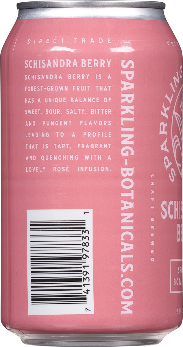 slide 4 of 9, Sparkling Botanicals Sparkling Schisandra Berry Botanical Tea - 12 fl oz, 12 fl oz