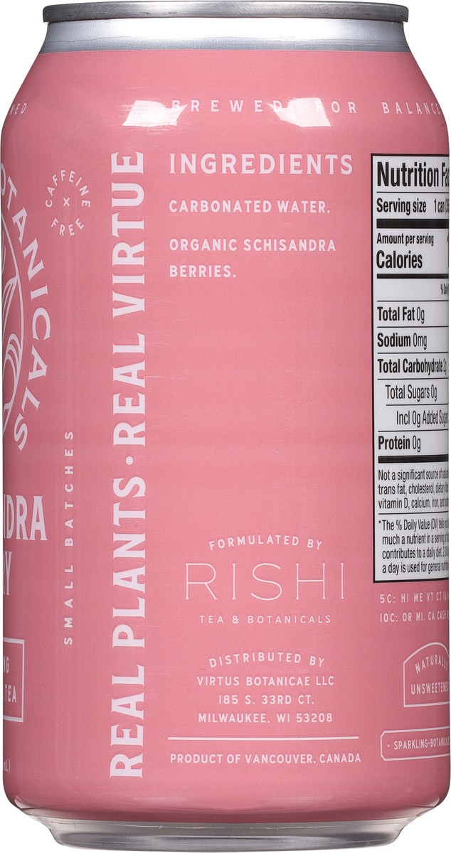 slide 5 of 9, Sparkling Botanicals Sparkling Schisandra Berry Botanical Tea - 12 fl oz, 12 fl oz