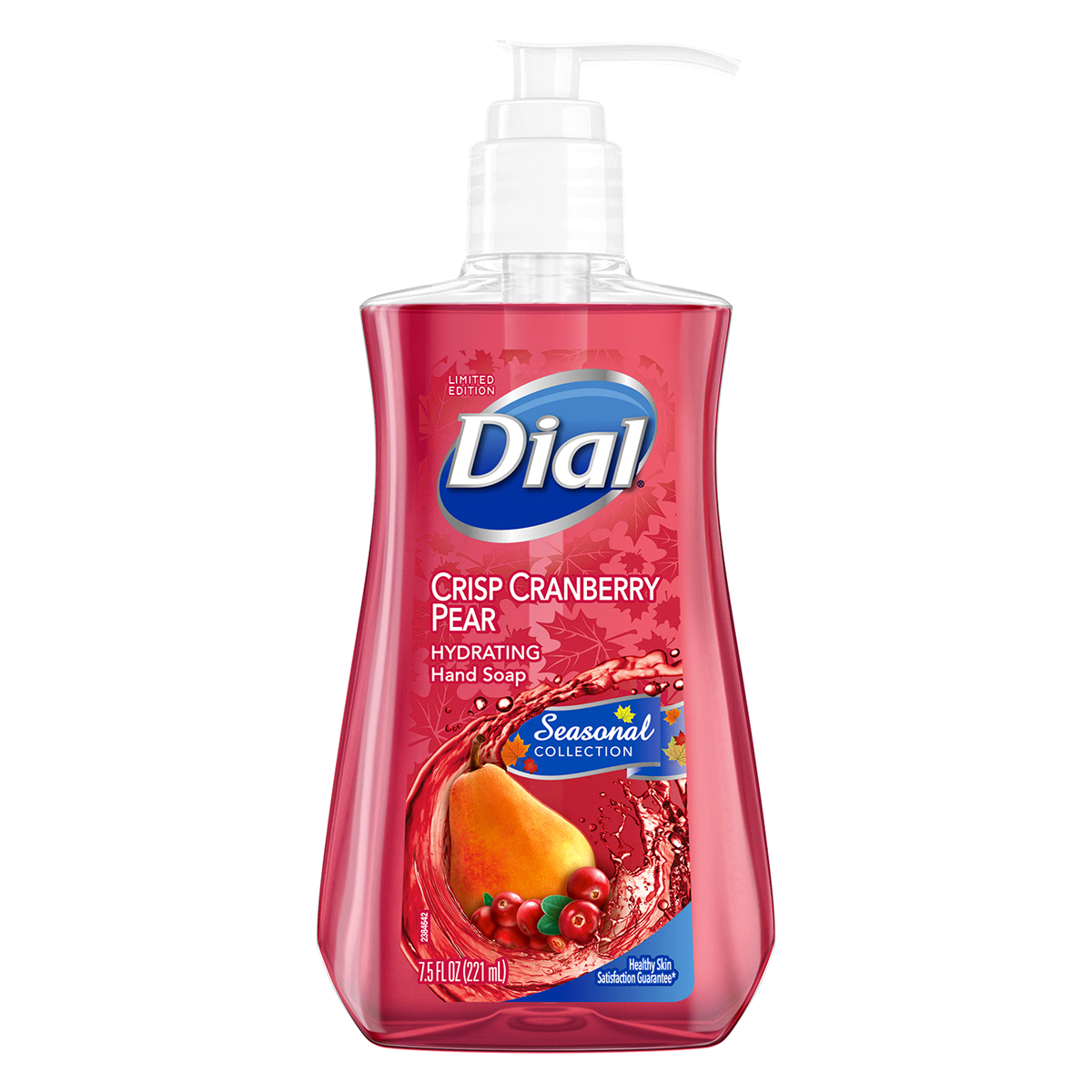 slide 1 of 1, Dial Liquid Hand Soap, Crisp Cranberry Pear, 7.5 fl oz