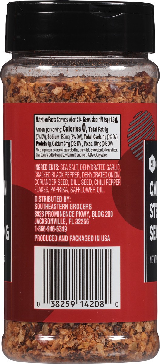 slide 8 of 11, Se Grocers Canadian Steak Ssng 9.8Oz, 9.8 oz