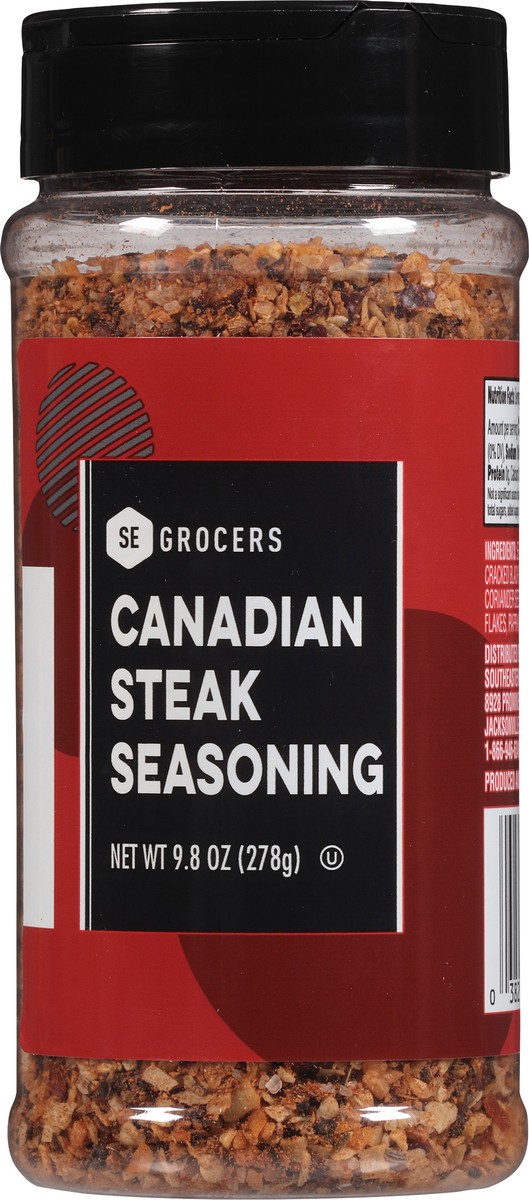 slide 10 of 11, Se Grocers Canadian Steak Ssng 9.8Oz, 9.8 oz