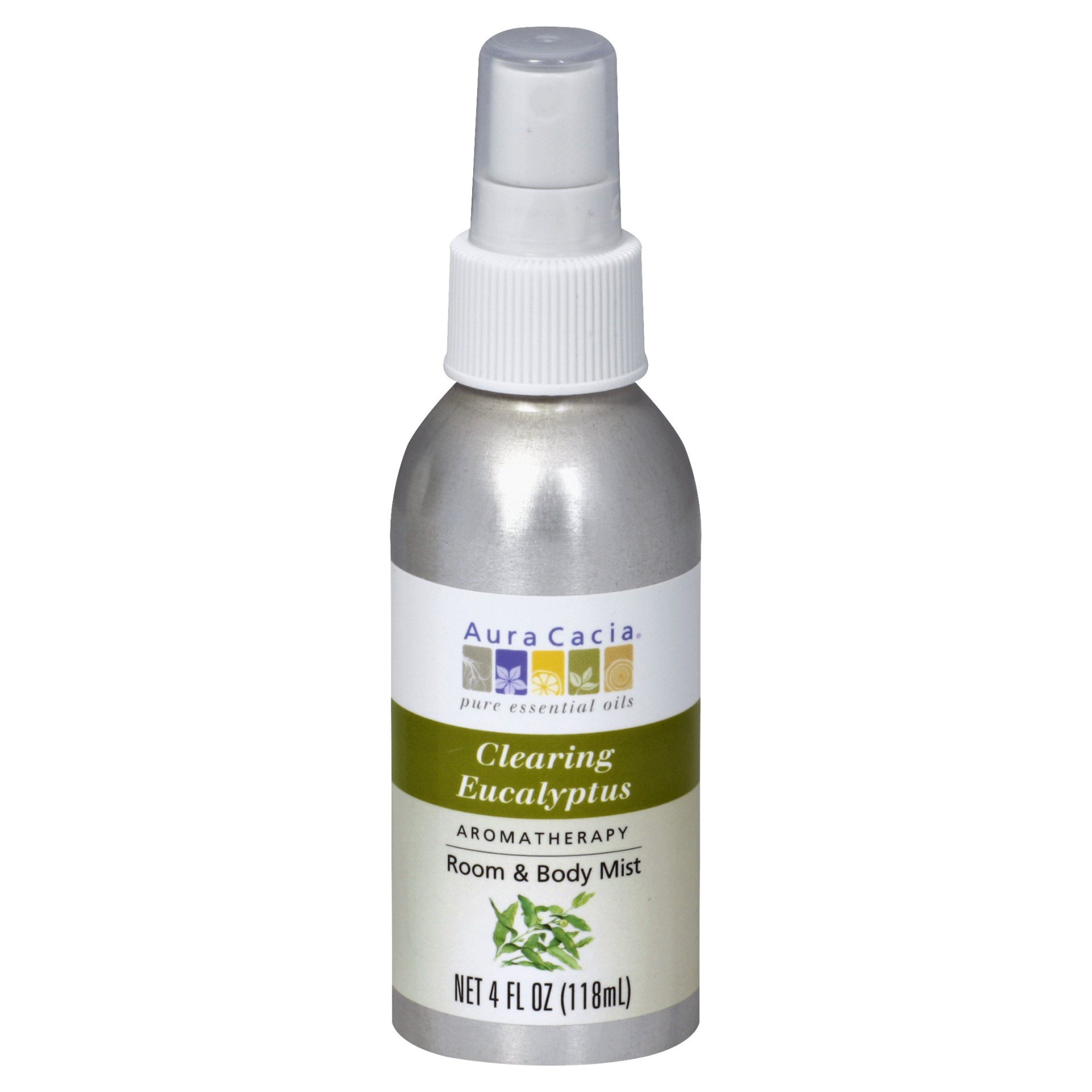 slide 1 of 9, Aura Cacia Clearing Eucalyptus Aromatherapy Mist 4 fl oz, 4 fl oz