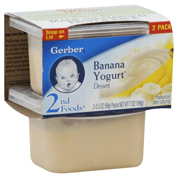 slide 1 of 1, Gerber Dessert, Banana Yogurt, 1 ct