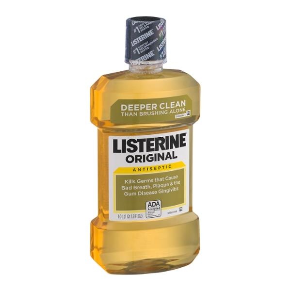 slide 1 of 1, Listerine Original Antiseptic, 1 liter