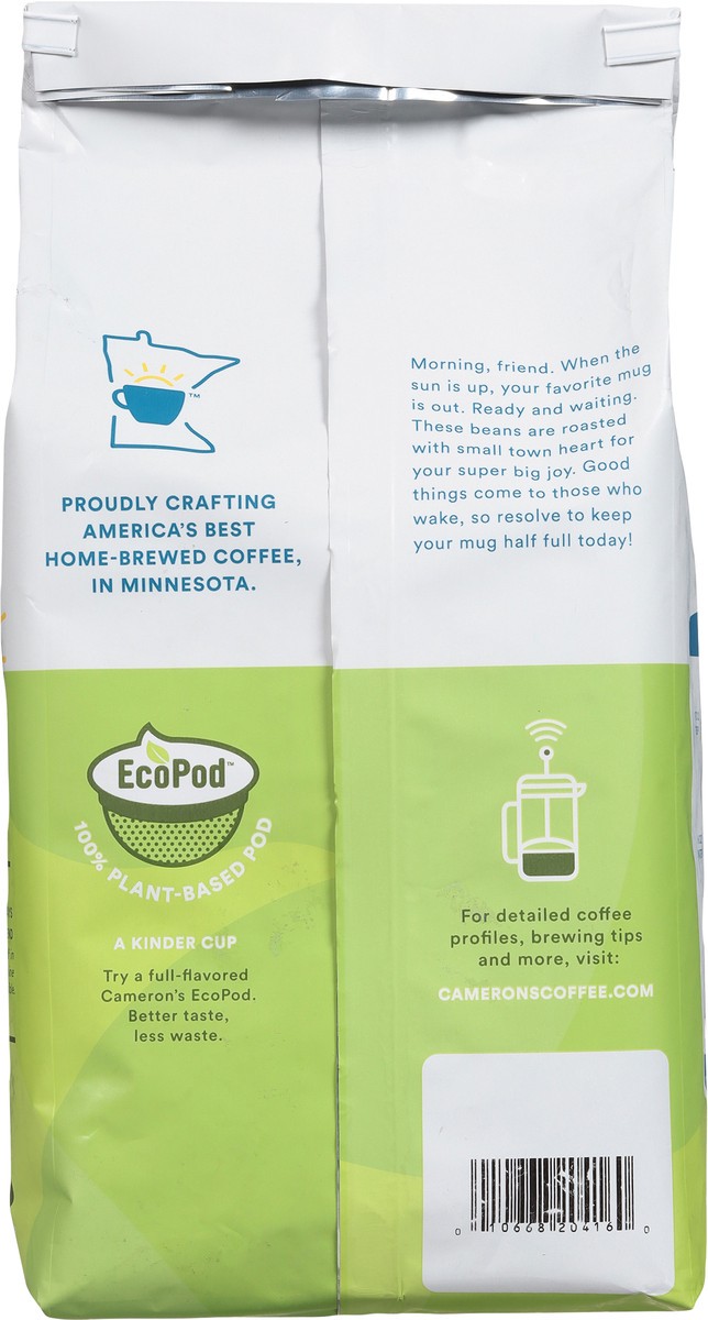 slide 5 of 9, Cameron's Whole Bean Medium-Dark Roast Organic Mountain Gold Coffee 28 oz, 28 oz