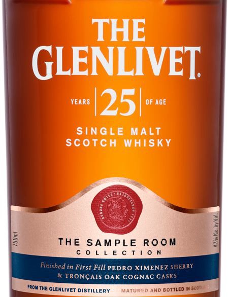 slide 6 of 8, The Glenlivet 25 Year Old Single Malt Scotch Whisky 750mL, 86 Proof, 750 ml