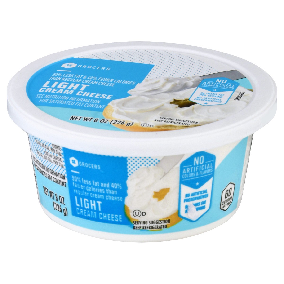 slide 8 of 10, SE Grocers Cream Cheese Light, 8 oz