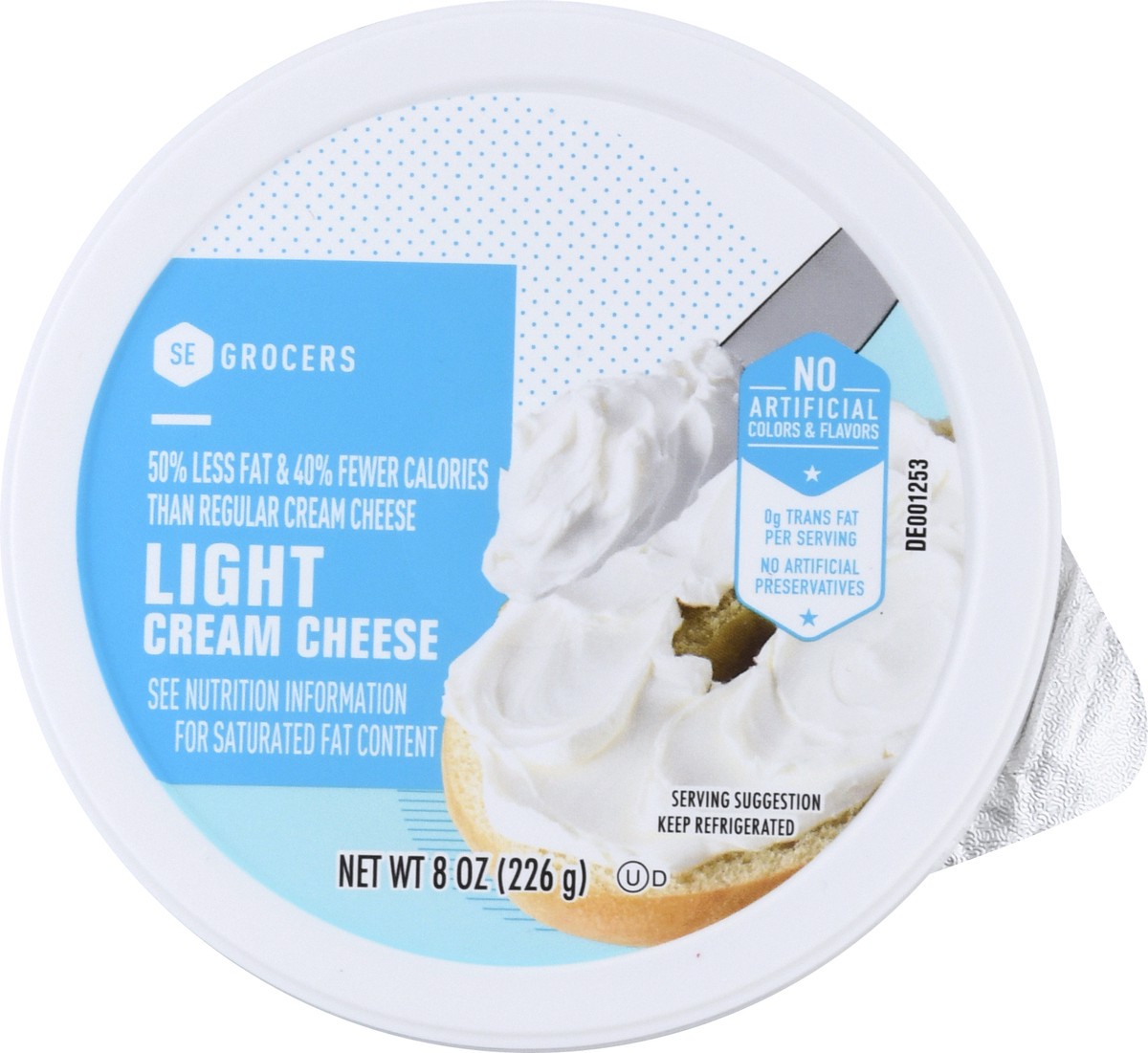 slide 3 of 10, SE Grocers Cream Cheese Light, 8 oz