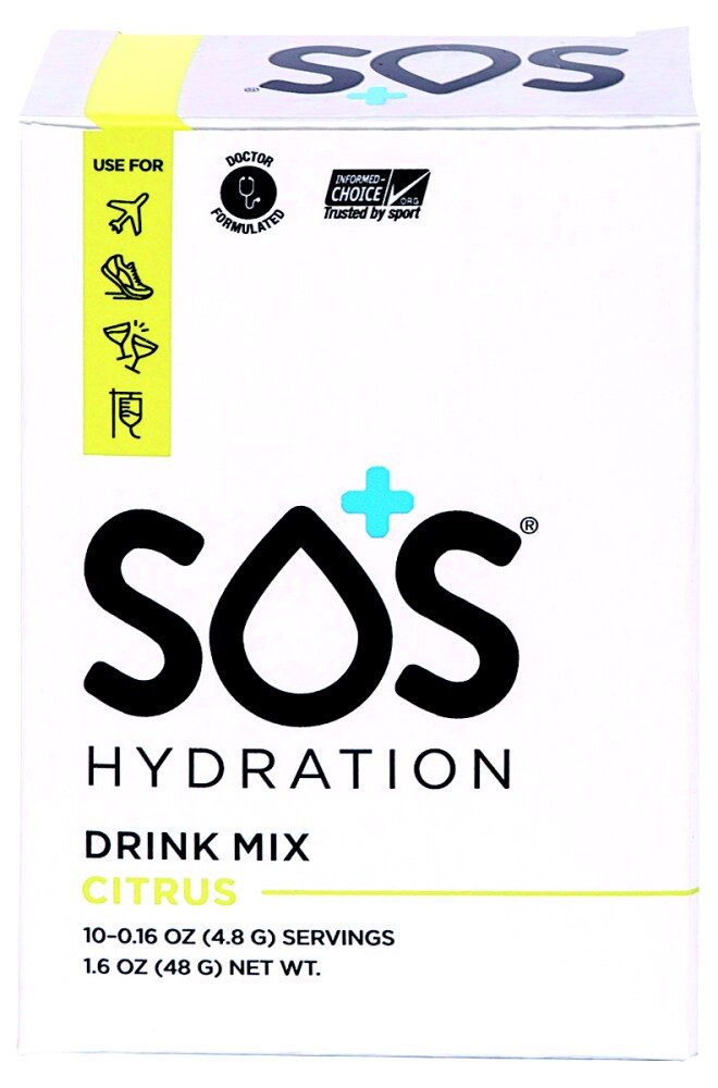 slide 1 of 4, S.O.S. Drink Mix 10 ea, 10 ct