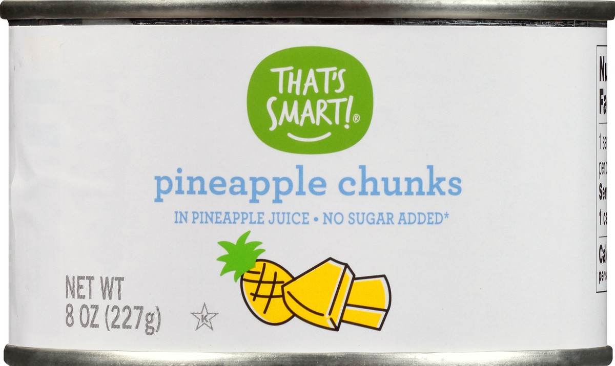 slide 4 of 10, That's Smart! Pineapple Chunks In Pineapple Juice, 8 oz