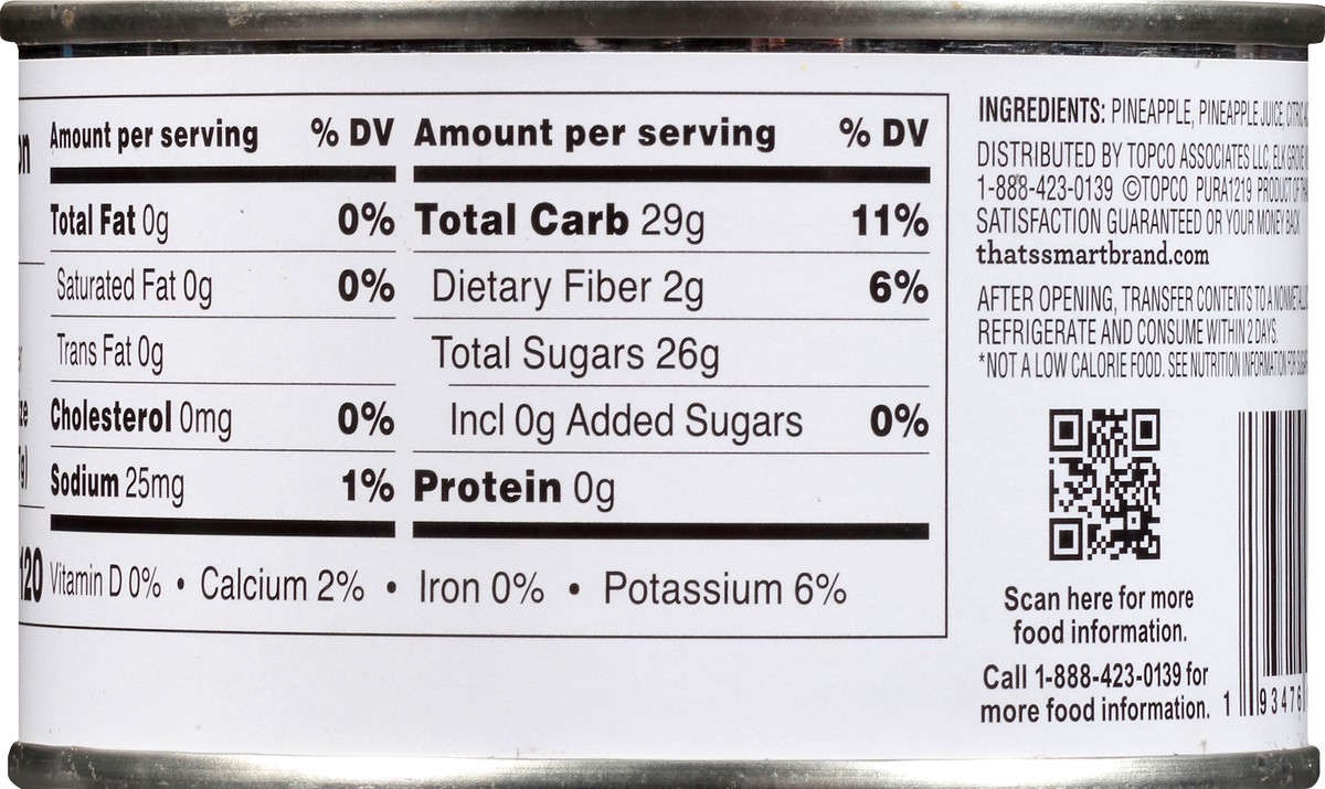 slide 5 of 10, That's Smart! Pineapple Chunks In Pineapple Juice, 8 oz