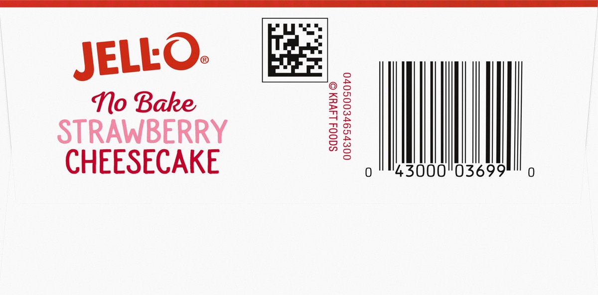 slide 4 of 9, Jell-O No Bake Strawberry Cheesecake Mix, 19.6 oz Box, 19.6 oz