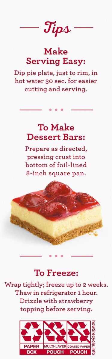 slide 7 of 9, Jell-O No Bake Strawberry Cheesecake Mix, 19.6 oz Box, 19.6 oz
