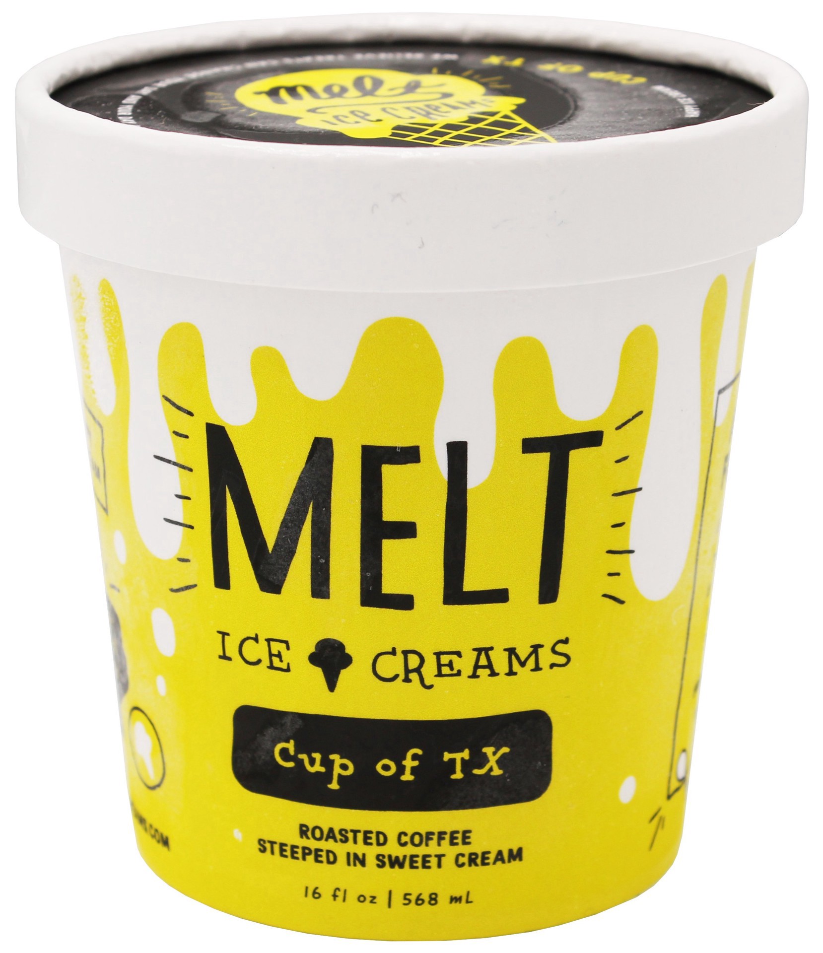 slide 1 of 1, Melt Organic Cup Of Texas Ice Cream, 1 pint