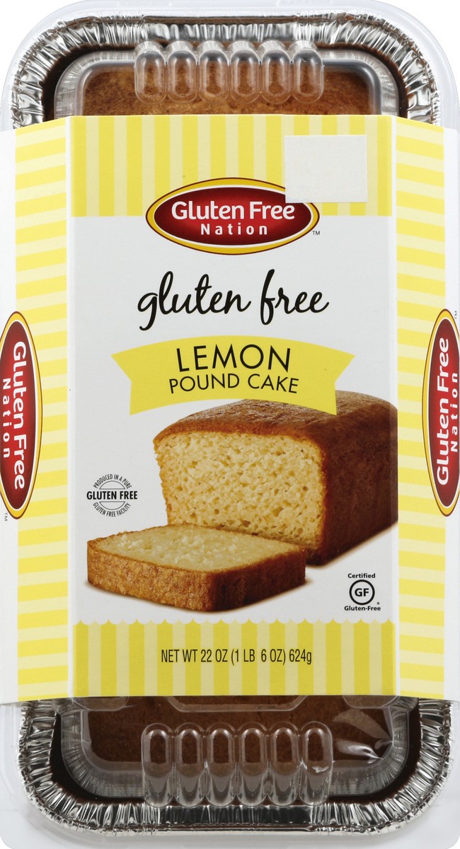 slide 1 of 7, Gluten Free Nation Pound Cake 22 oz, 1 ct