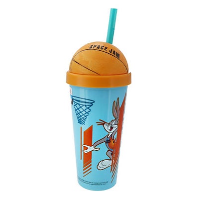 slide 1 of 1, Zak Designs Space Jam: A New Legacy Slam Dunk Tumbler with Straw, 18 oz