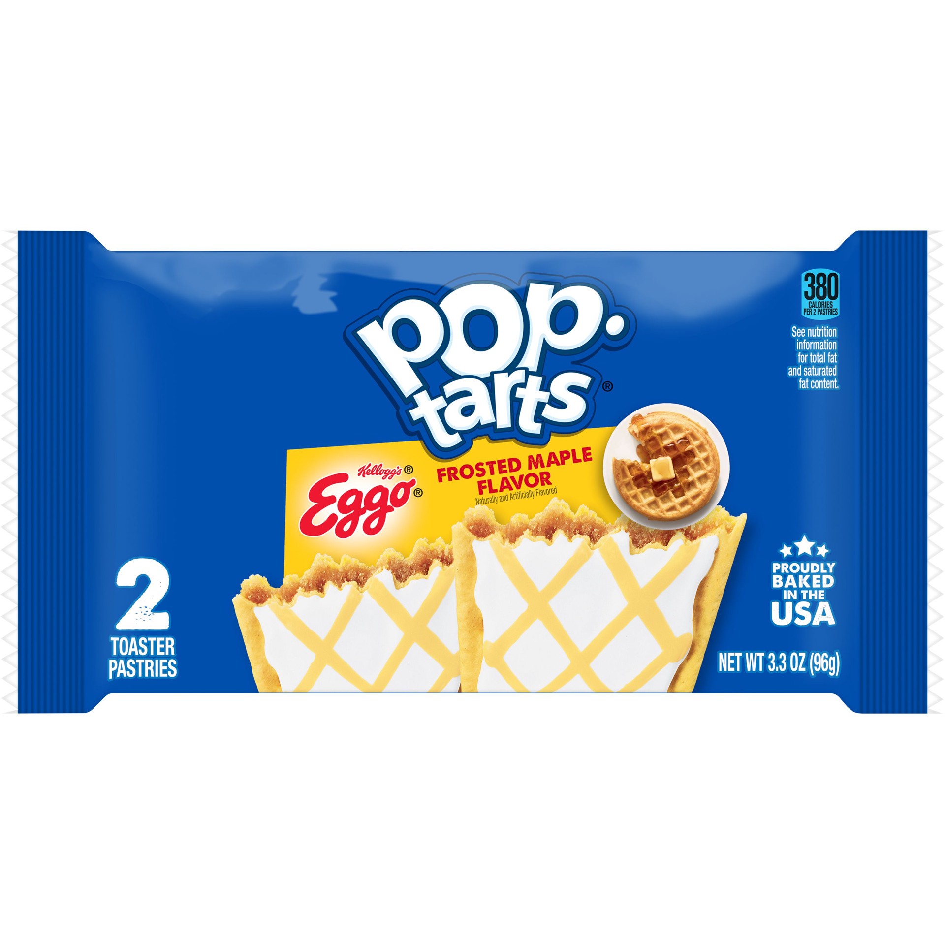slide 5 of 5, Pop-Tarts Eggo Frosted Maple Flavor Toaster Pastries, 2 ct