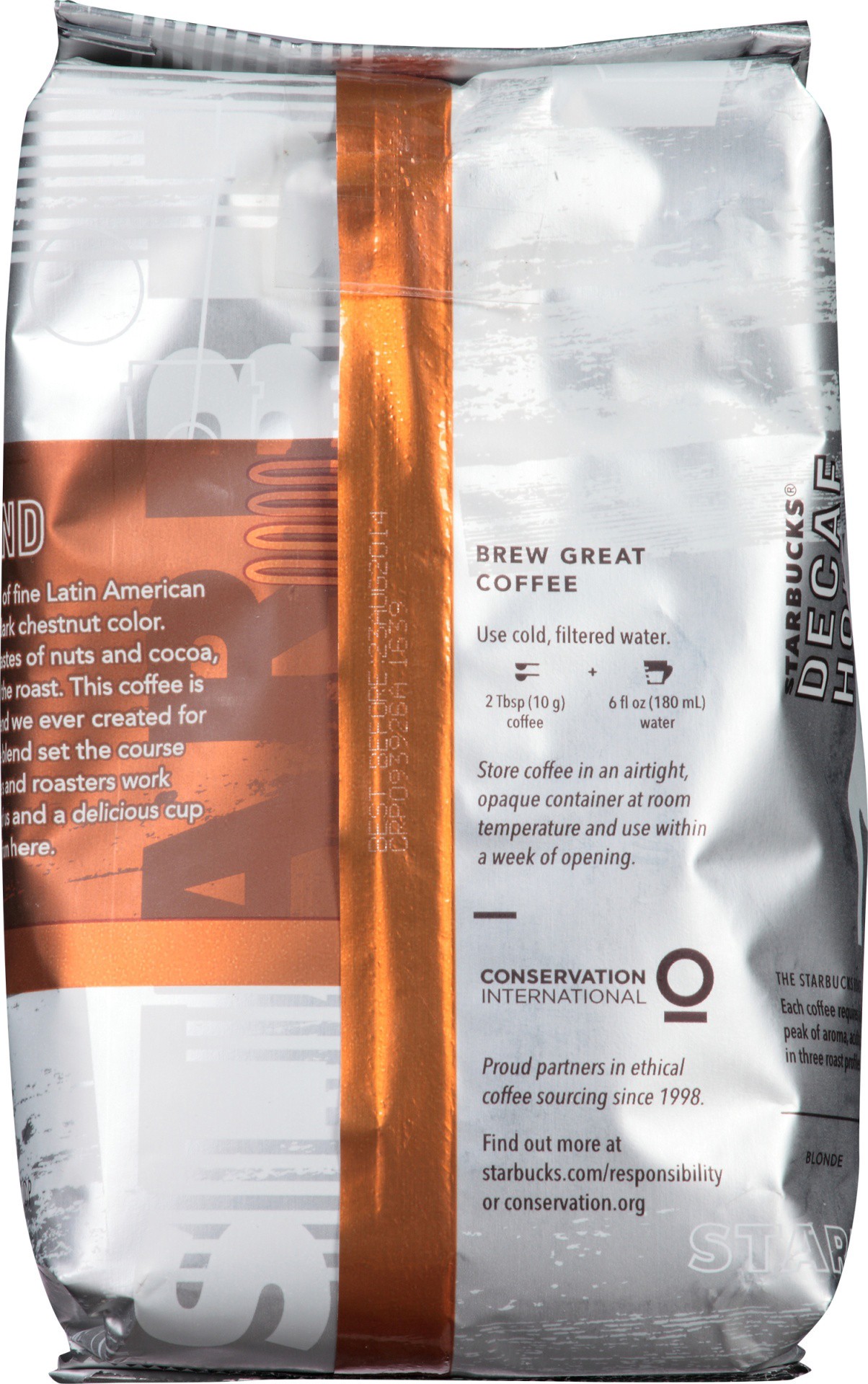 slide 4 of 6, Starbucks Coffee Ground Decaf House Blend, 12 oz