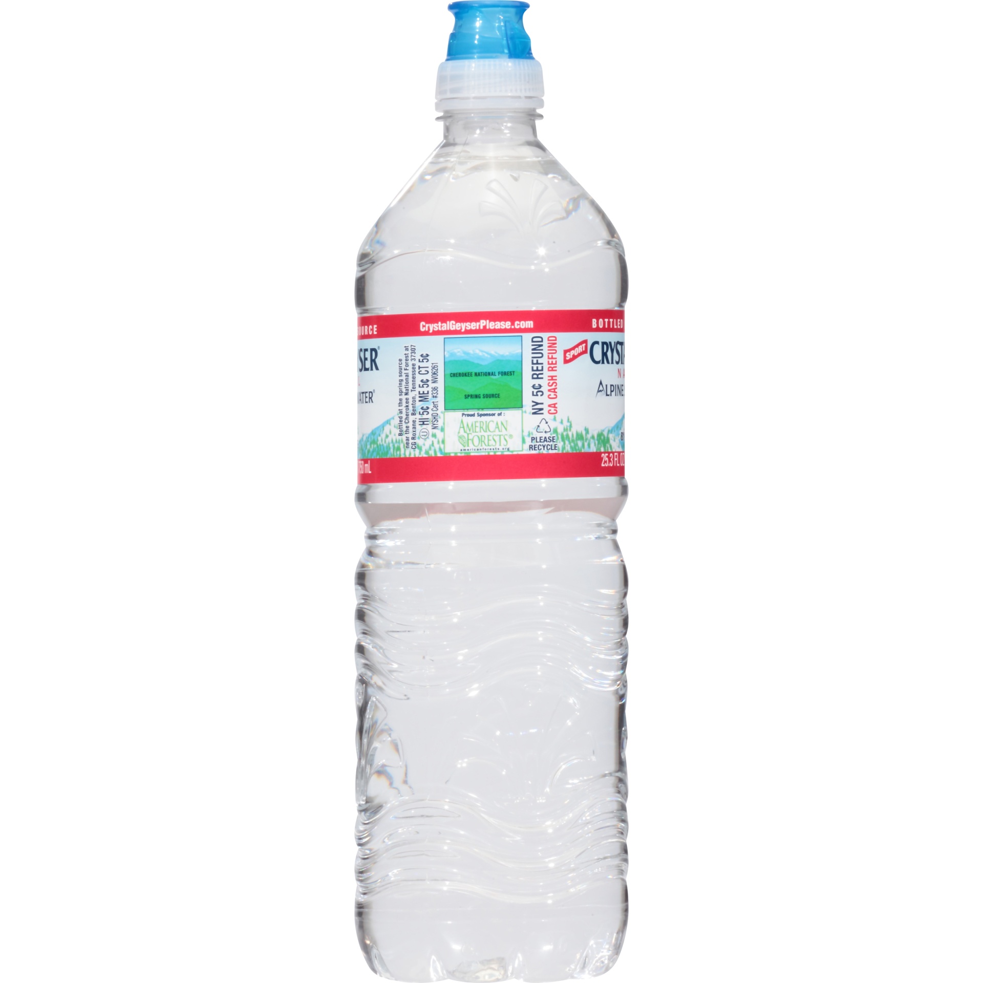 slide 2 of 4, Crystal Geyser Natural Alpine Spring Water Bottle, 25.3 oz