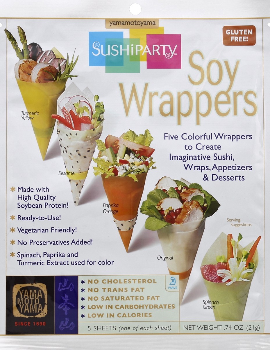slide 3 of 4, Yamamotoyama Soy Wrappers 5 ea, 5 ct