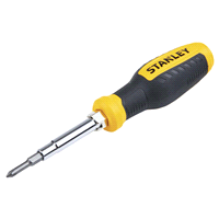 slide 6 of 9, Stanley 6-in-1 Quick Change Interchangeable Screwdriver, 1 ct