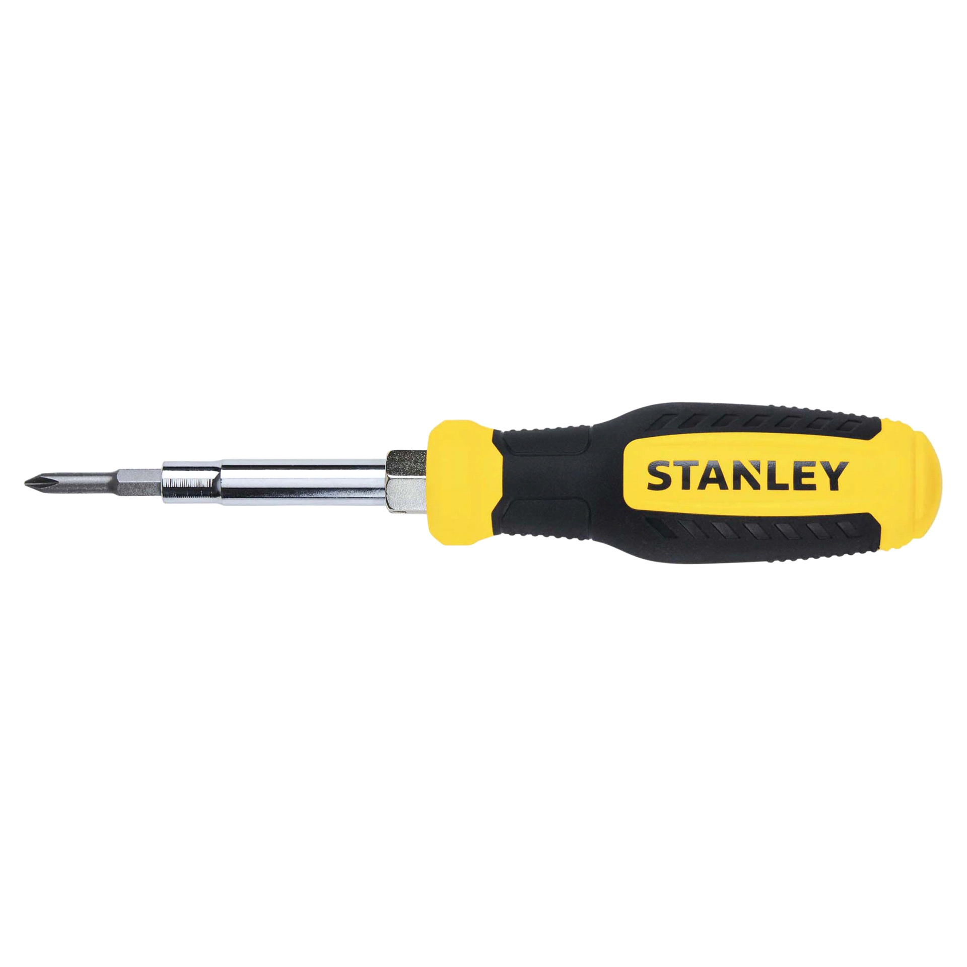 slide 3 of 9, Stanley 6-in-1 Quick Change Interchangeable Screwdriver, 1 ct