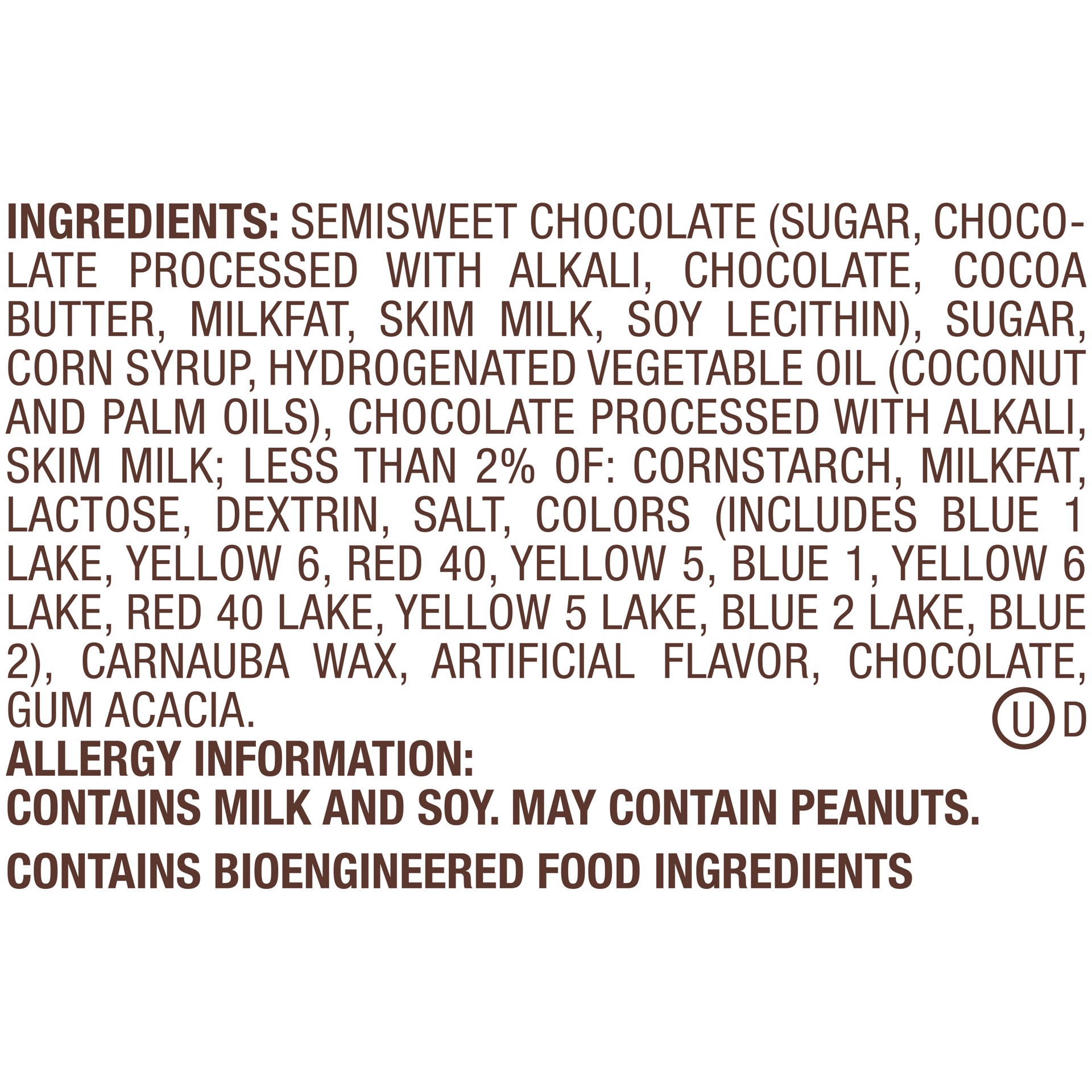 slide 5 of 5, M&M's Chocolate Candy Full Size Bulk Pack, Fudge Brownie, 1.41 oz, 24 ct, 33.84 oz