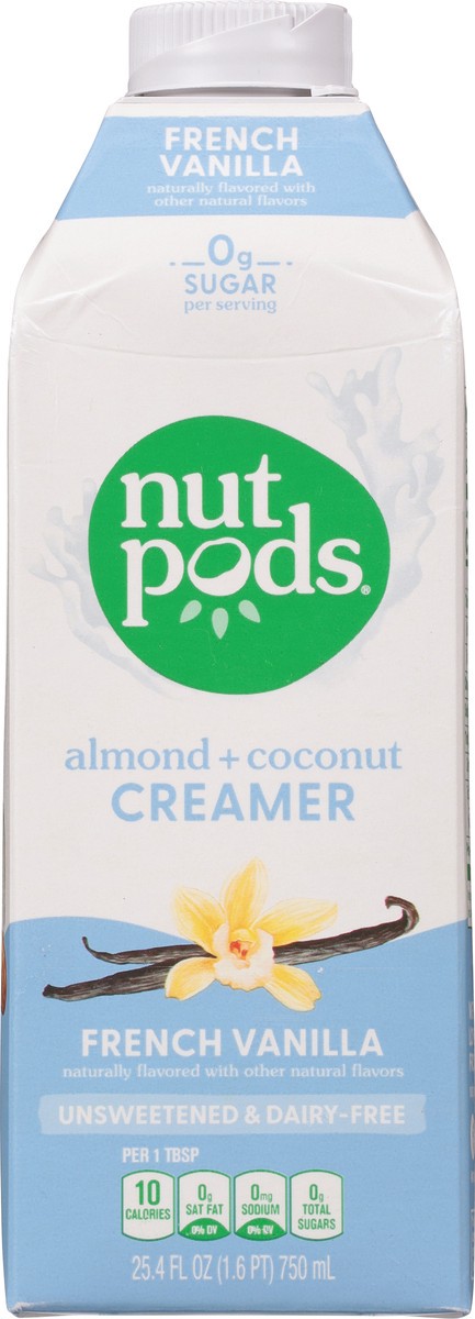 slide 7 of 9, nutpods Almond + Coconut French Vanilla Creamer 25.4 fl oz, 25.4 fl oz