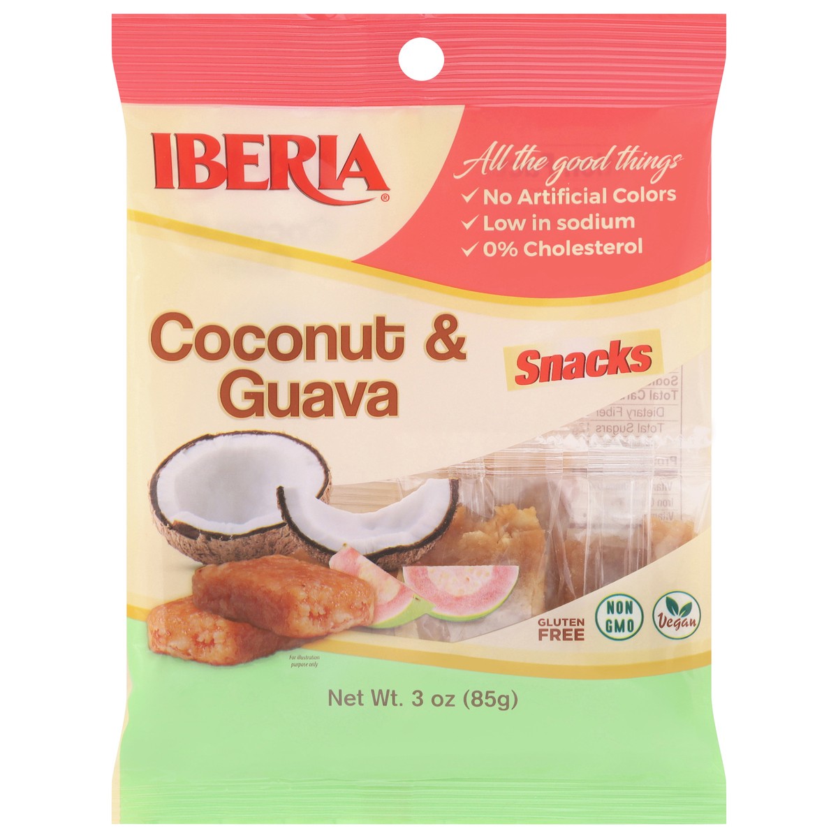 slide 1 of 13, Iberia Coconut Guava Snacks 3 oz, 3 oz