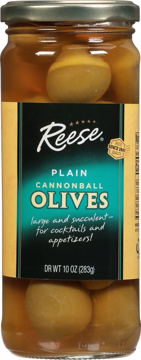 slide 9 of 11, Reese Cannonball Plain Olives 10 oz, 10 oz