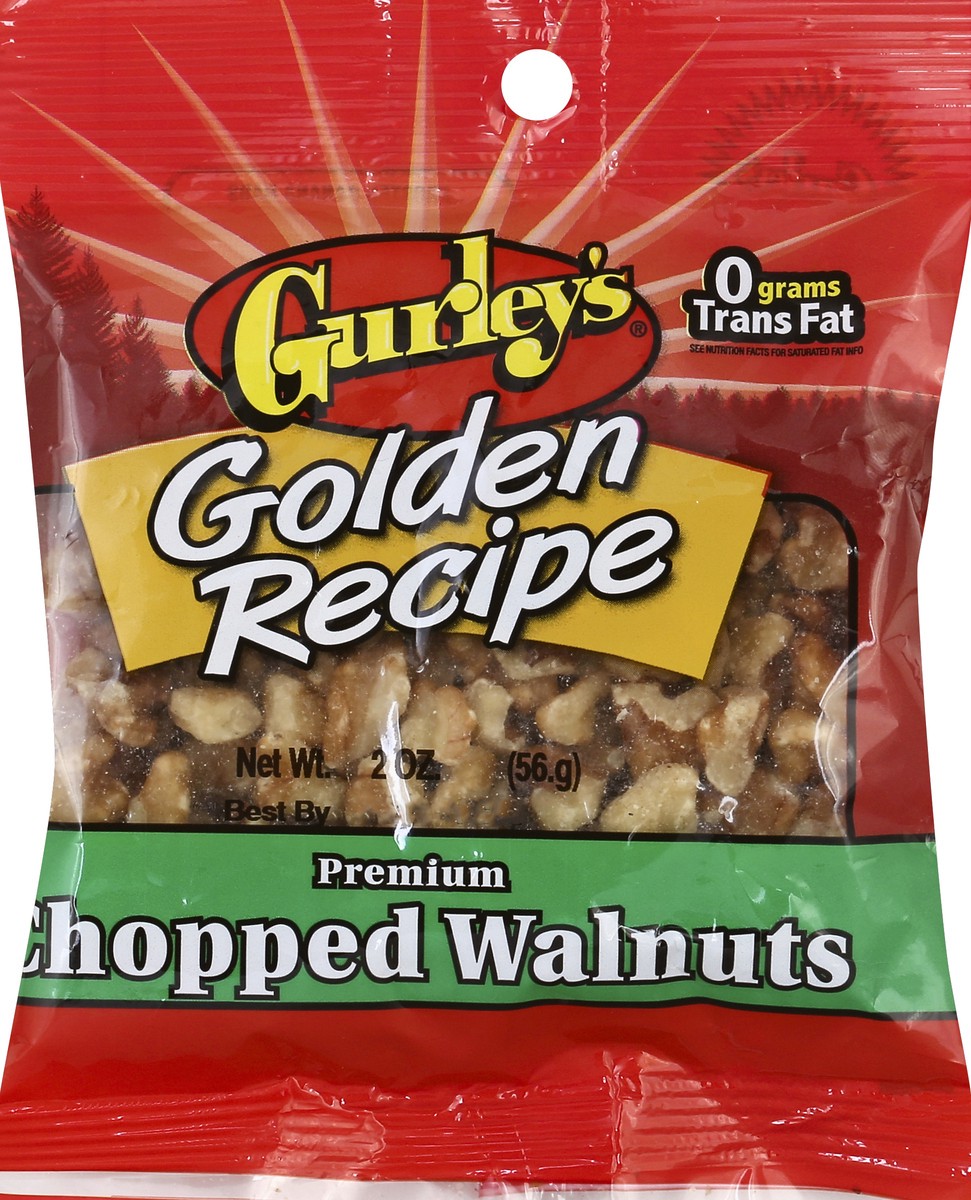 slide 1 of 1, Gurley's Gurleys Halves Pieces Walnuts, 2.5 oz