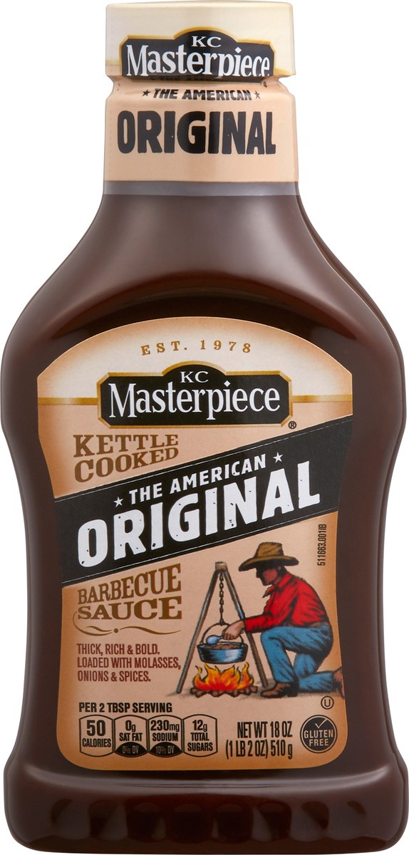 slide 2 of 7, KC Masterpiece Barbecue Sauce, 18.0 oz