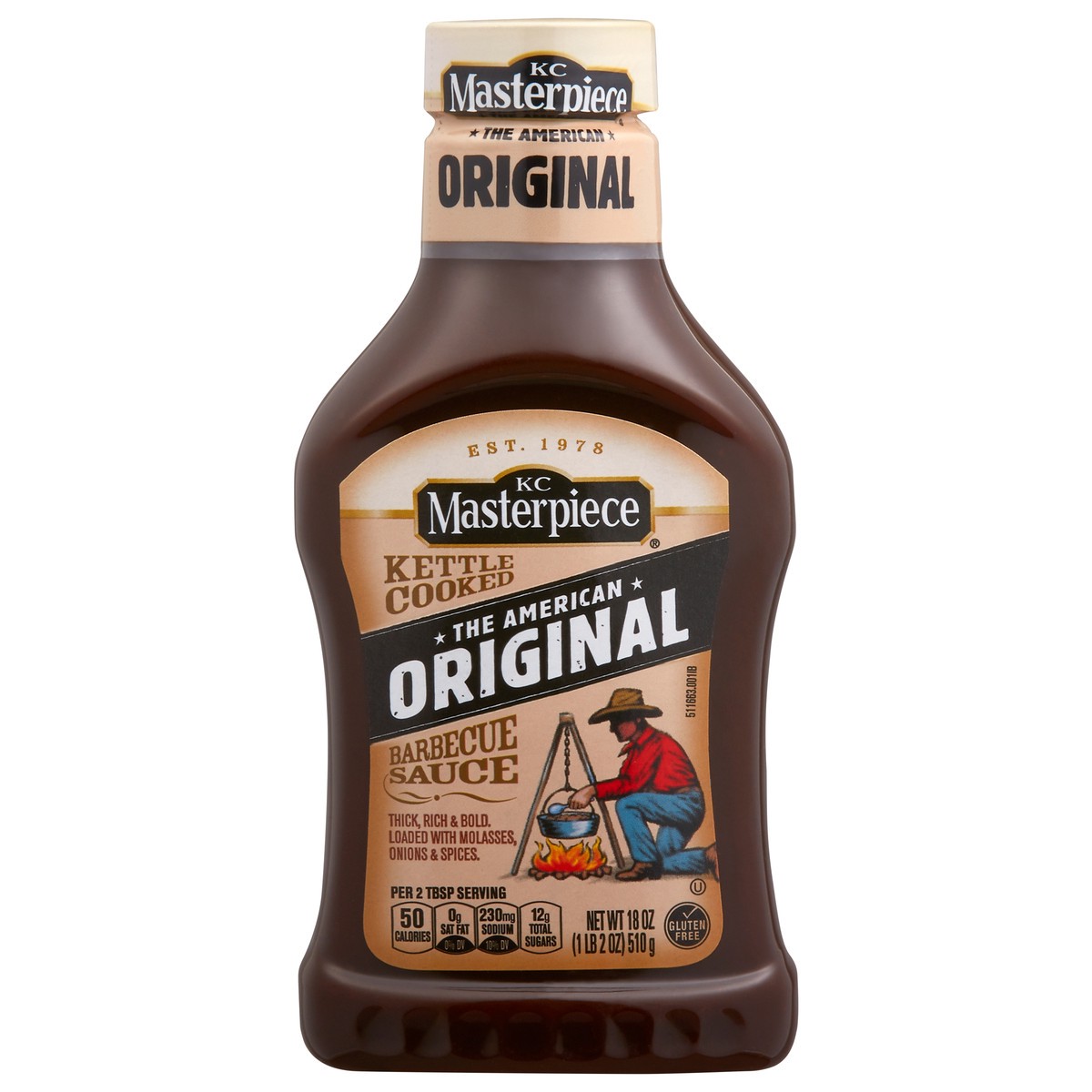 slide 1 of 7, KC Masterpiece Original Barbecue Sauce 18 oz, 18.0 oz