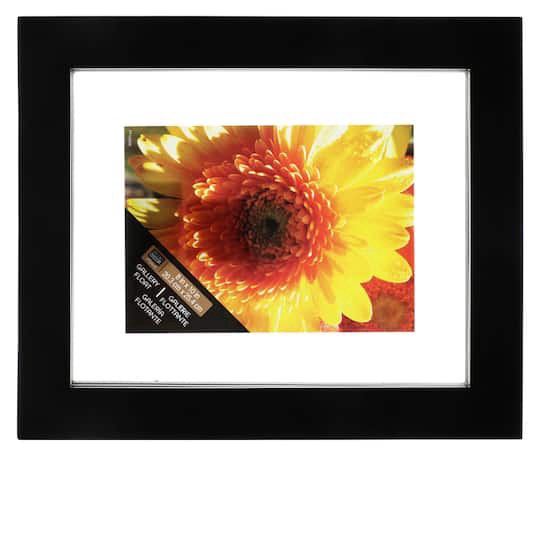 slide 1 of 2, Gallery 8" X 10" Black Float Frame By Studio Decor, 8 in x 10 in