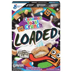 General Mills Loaded Cinnamon Toast Crunch Cereal Large Size