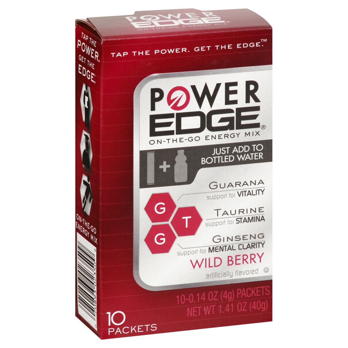 slide 2 of 13, Power Edge Packets Wild Berry Energy Mix - 10 ct, 10 ct