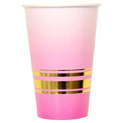 Papyrus Ombre Pink & Gold Cups
