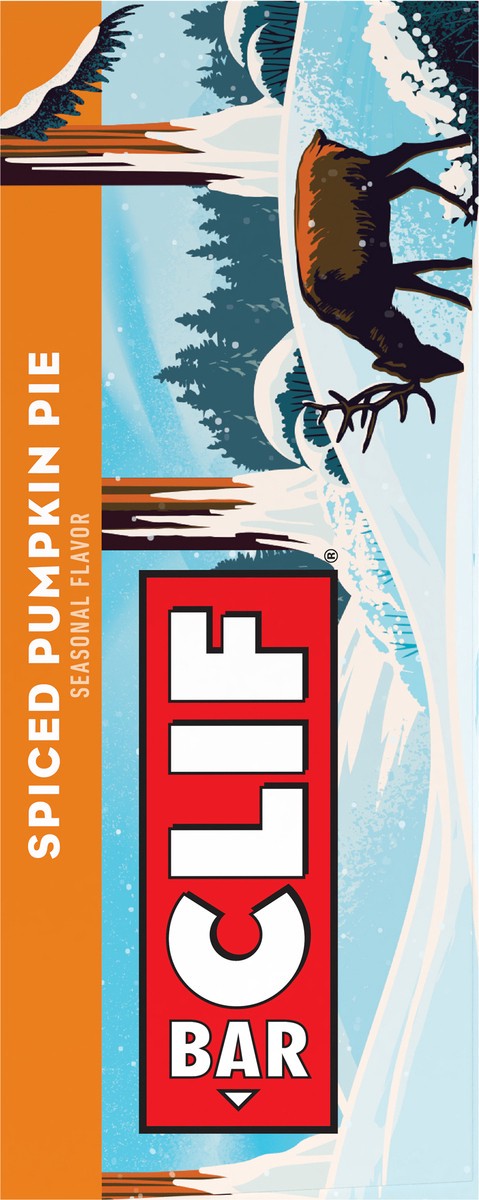 slide 7 of 9, CLIF BAR - Spiced Pumpkin Pie Flavor - Made with Organic Oats - 10g Protein - Non-GMO - Plant Based - Seasonal Energy Bars - 2.4 oz. (6 Pack), 14.4 oz